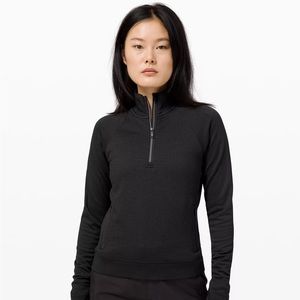 lululemon athletica Black Half-Zip Sweatshirt
